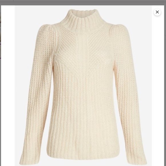 Women’s Express Metallic Knit Stitch Sweater in Oatmeal in various NWT - Picture 5 of 6